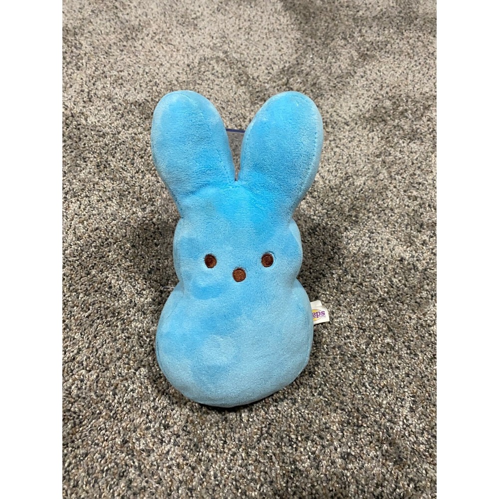 Peeps Plush Bunny Blue Easter Stuffed Animal Just‎ Born 2020 6 Inch